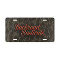 Camo "Backroad Bastards" Vanity Plate